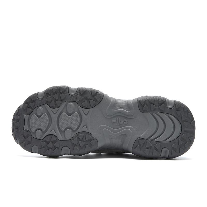 FILA FLUID 7 Cushioning Abrasion Resistant Breathable Coverage Lightweight Low top Chunky Sneakers Men's Gray F12M612125FVA
