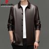 Pierre Cardin Men's Autumn/Winter Warm Leather Jacket