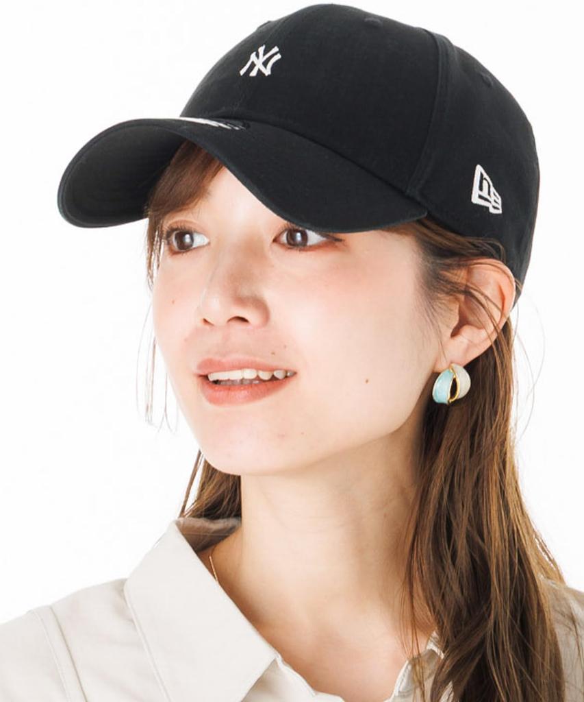 New Era 9FORTY Long Visor Cloth Strap MLB NY Yankees Cap 15164881 NER37C5505, Black, Free Size 56.8-60.6cm, Adjustable, ONSPOTZ, Unisex