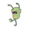 Cartoon Green Monster Enamel Pins Set Funny Creature Brooches Quirky Weird Lapel Badges Jewelry Accessories Gifts For Friends