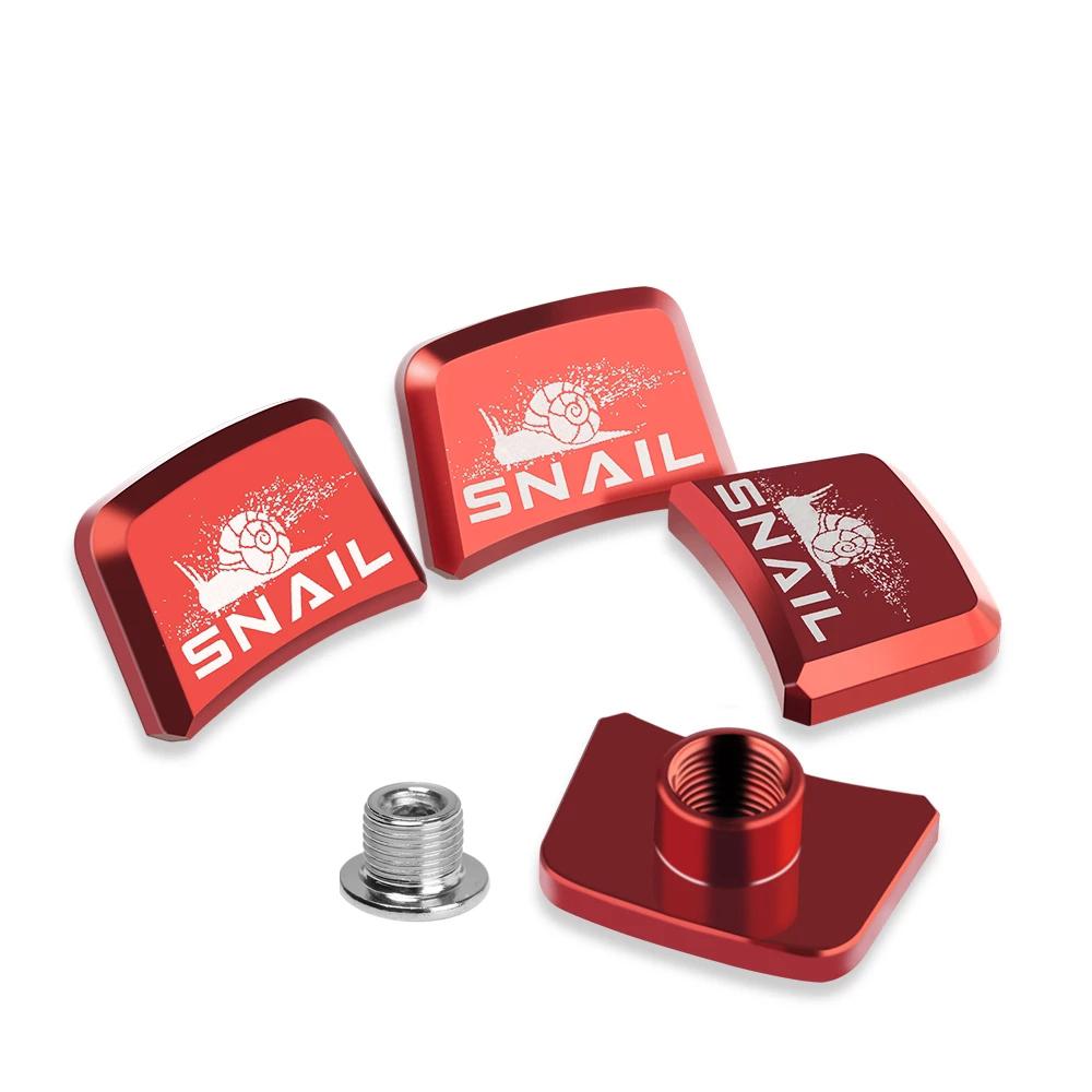 Nut Aluminum Zinc Zinc Alloy Road Bike Chainwheel Screws Square Plate Nail Chainring Bolt Crankset Bolts