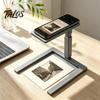 Durable PLA Phone Stand Foldable Mobile Holder, Adjustable Desktop for Cell Phones, Lightweight Desk Holder Portable Cradle Streaming Video