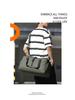 Men's Crossbody Fitness Bag – Large Capacity, Wet/Dry Separation, for Short-Distance Travel and Swimming.