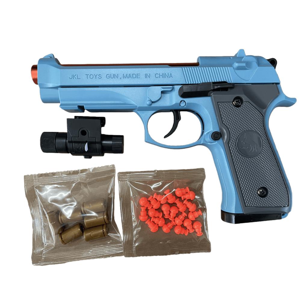 TTI 2011 Pistol Shell Throwing Continuous Firing Blowback Soft Bullet Gun Empty Hanging Birthday Gift