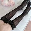 Japanese-Style JK Lace Bowknot Calf Socks | Lolita Soft Girl Ruffle Thin Socks