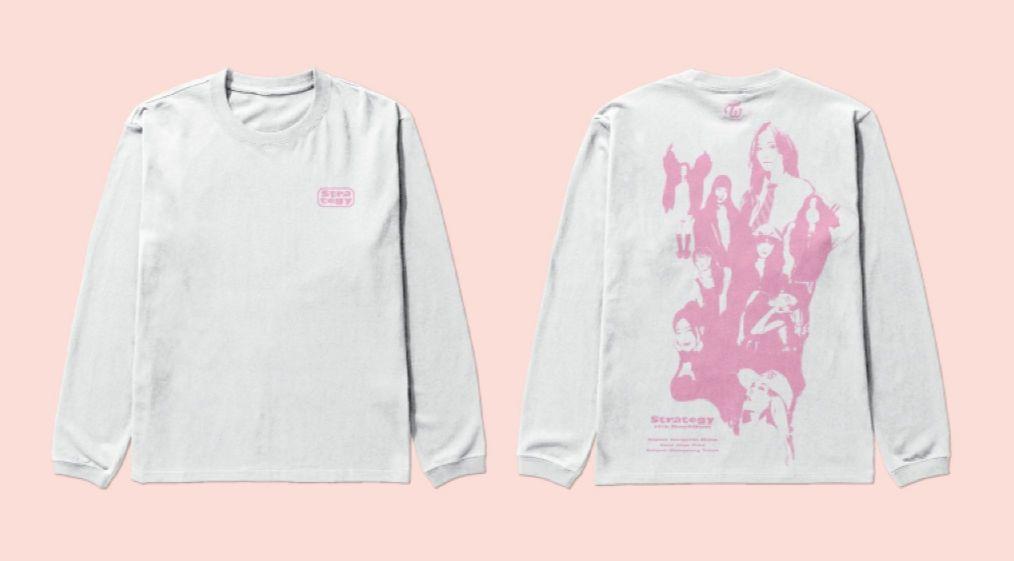 [USED] TWICE T-shirt long sleeve portrait STRATEGY
