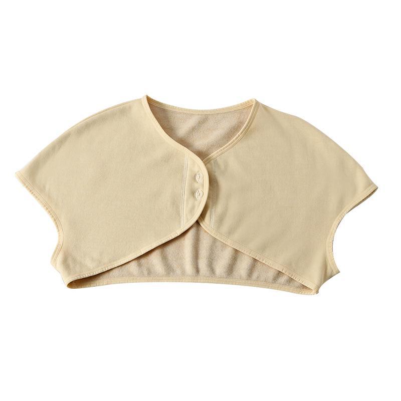 Haosangyuan Mullbärssilke & Sammetssjal Väst - Förtjockad Kofta Väst