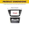 9inch Frame For MITSUBISHI Lancer IX 2005-2008 Car Fascias 2 Din Head Unit Panel Dash Frame Installation