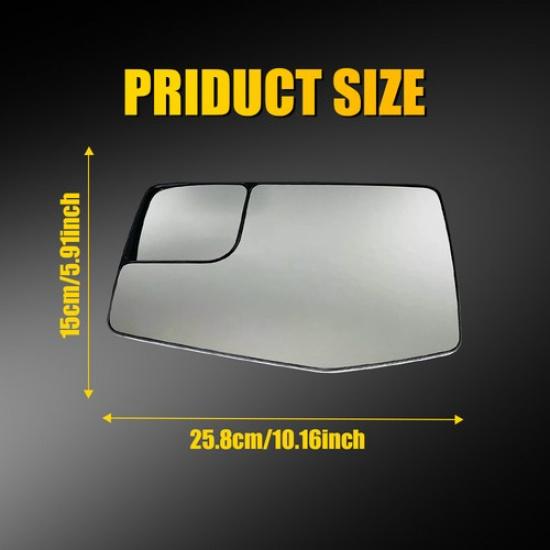 Left Mirror Glass Fits - Chevrolet Silverado 1500 GMC Sierra 1500 2500 A