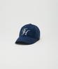 Teulaepighamoni Wool Blend Th Applique Logo Deep-Fit Ballcap_Navy