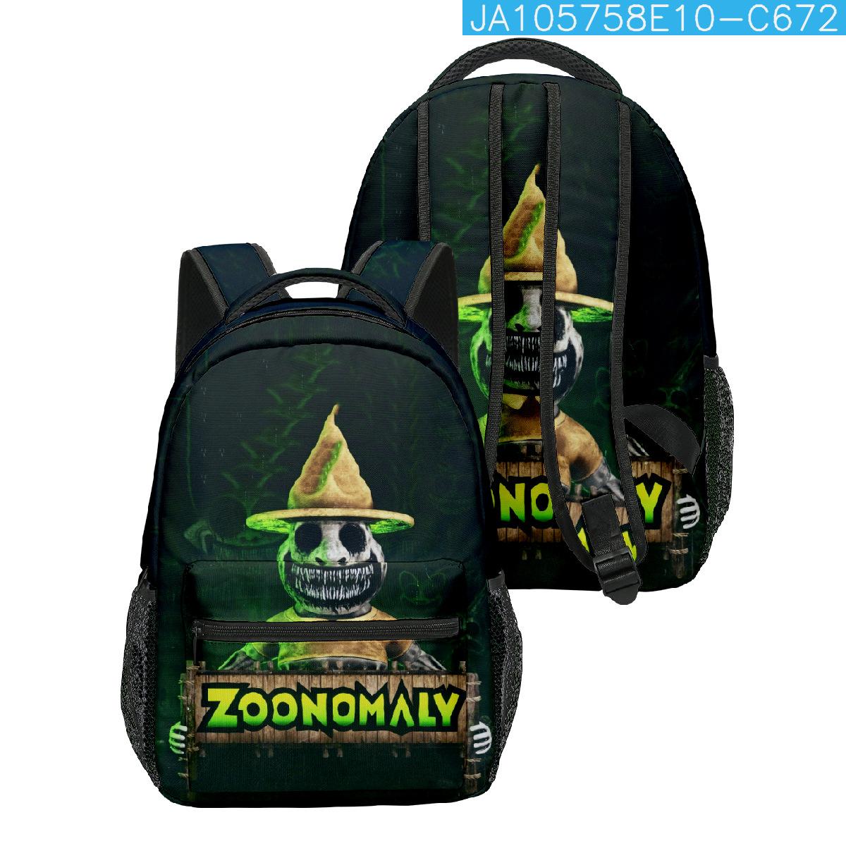 

Мультяшные Популярные Смешные Zoonomaly студенческие Рюкзаки для книг Рюкзаки для ноутбуков 3D-принт Оксфорд Водонепроницаемые Дорожные рюкзаки для мальчиков/девочек армия зеленый