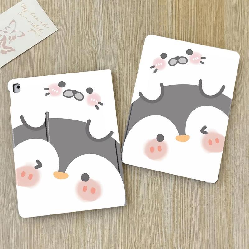 Pencil Case for IPad Air 5th Generation Case 10.2 7th 8th 9th Gen IPad 2017 10.5 Inch Pro 11 2nd 3rd 4th Penguin Seal Headband