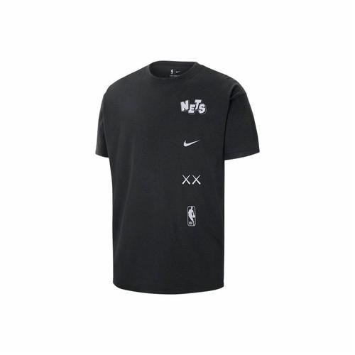 Nike Men s Black Loose Casual Short-Sleeve T-Shirt with Letter Logo Print XL чёрный
