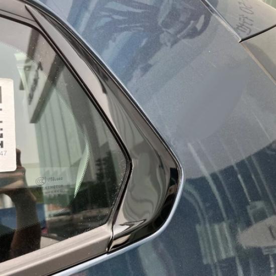 1Pair Glossy Black Rear Window Trim Molding Cover Trim For Mazda CX-50 -2024