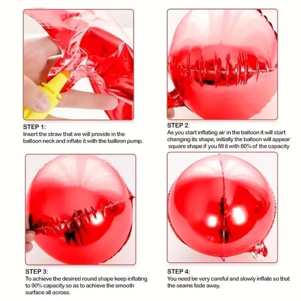 Rose Gold Foil Balloons 50/60 Inches Metallic Balloons Aluminum Film Balloons  New Year Accessories