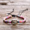 1 Set Braided Bracelets Handcrafted Comfortable Shell Bracelet Exotic Atmosphere Teen Girls Fashion Accessory for Daily Dress