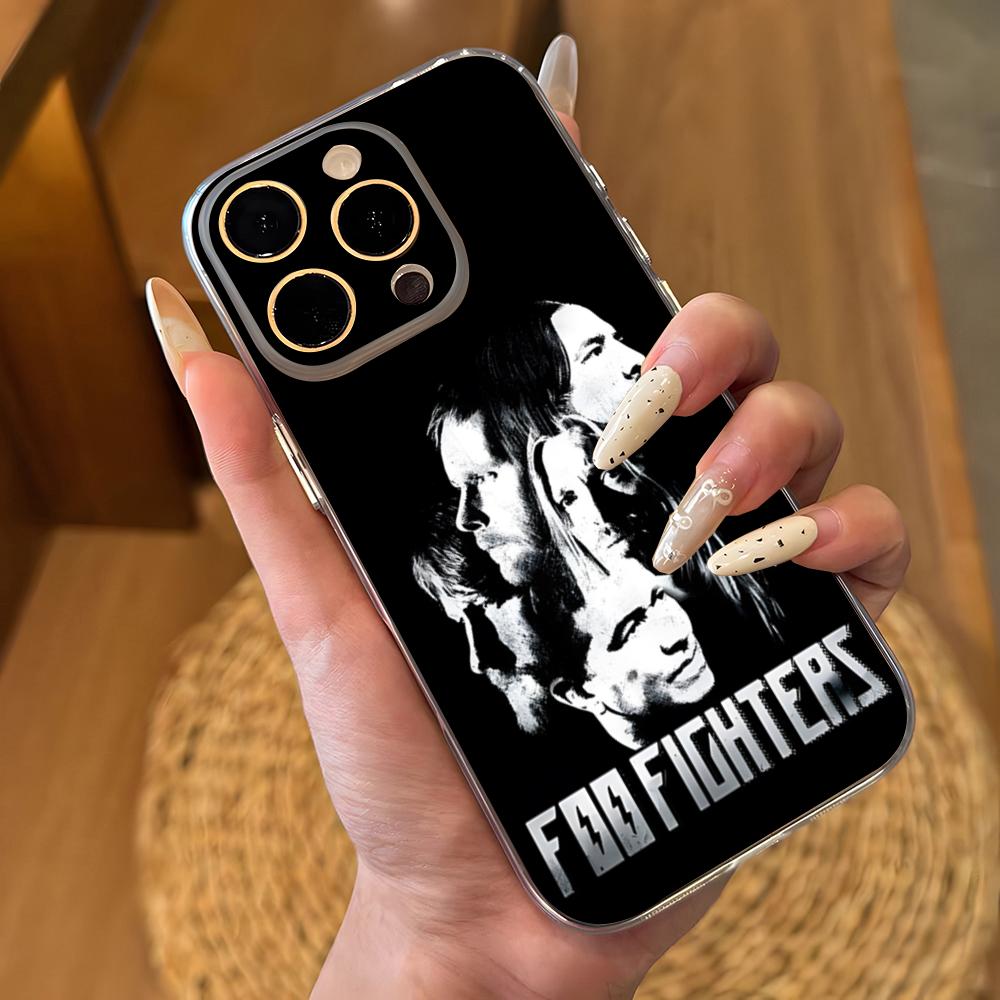 Foo Fighters Band Phone Case For IPhone 17 16 Pro Max 15 14 13 11 12 Mini Xs X Xr 7 8 Plus Se Transparent Cover