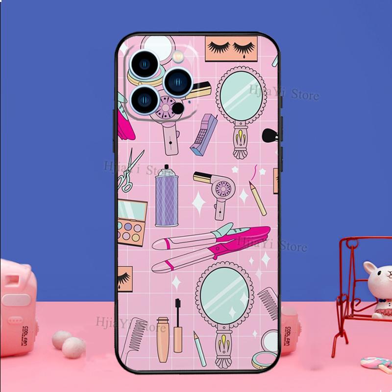 Hair Stylist Hairdresser Case For iPhone 13 11 Pro Max 12 Mini 7 8 6 6s Plus XR X XS Max SE Silicone Phone Cover
