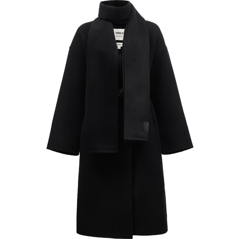 

ONLY Women s Wool Blend Belted Coat M