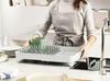 Joseph Joseph Extendable Dish Drainer, Stone/Sage, 851652 (Authentic)
