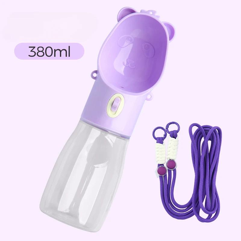 Water Bottle Pet Feeder Portable Dog Water Bottle With Food Cup For Small Large Dog Cats Outdoor Walking Drinking Feed Dispenser