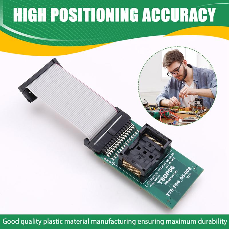 Programmer Adapter For Xgecu T76 Programmer TSOP32 TSOP40 TSOP48 TSOP56 4 In 1 Adapter