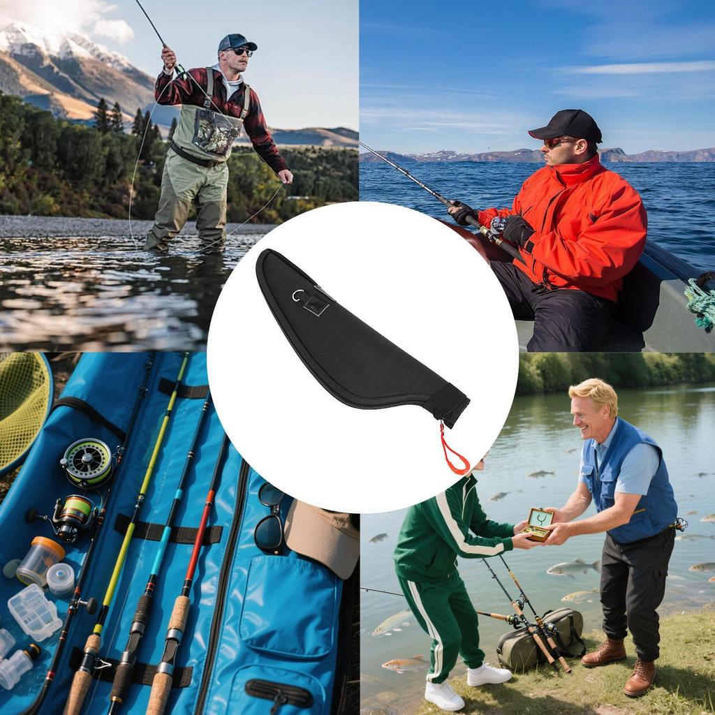 Fishing Rod Cover Angling Pole Tip Shield Sleeves Fishing Rod Tip Protector for Freshwater Saltwater Travel Boat Camping Outdoor