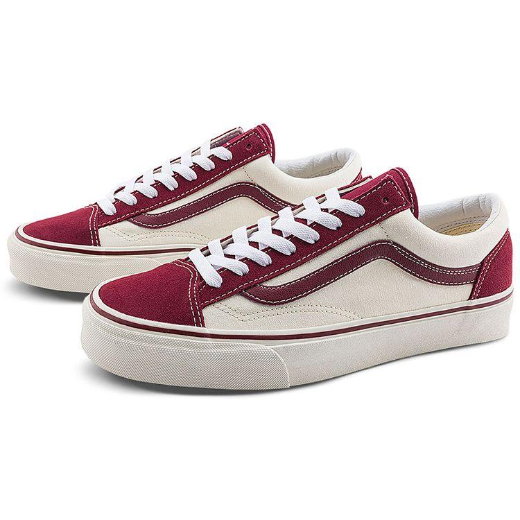 Vans Style 36 Classics Comfortable Versatile Low-Top Skate Shoes Unisex sneaker Red VN0A54F6KG2