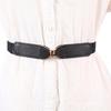 Fashionable Elastic Waist Cincher Women Slim Stretch Belt Bowknot Clasp Cummerbund for Coats Skirts Dresses