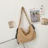 Cotton Girl Sash Bag With Bowknot Closure For Daily Casual Use