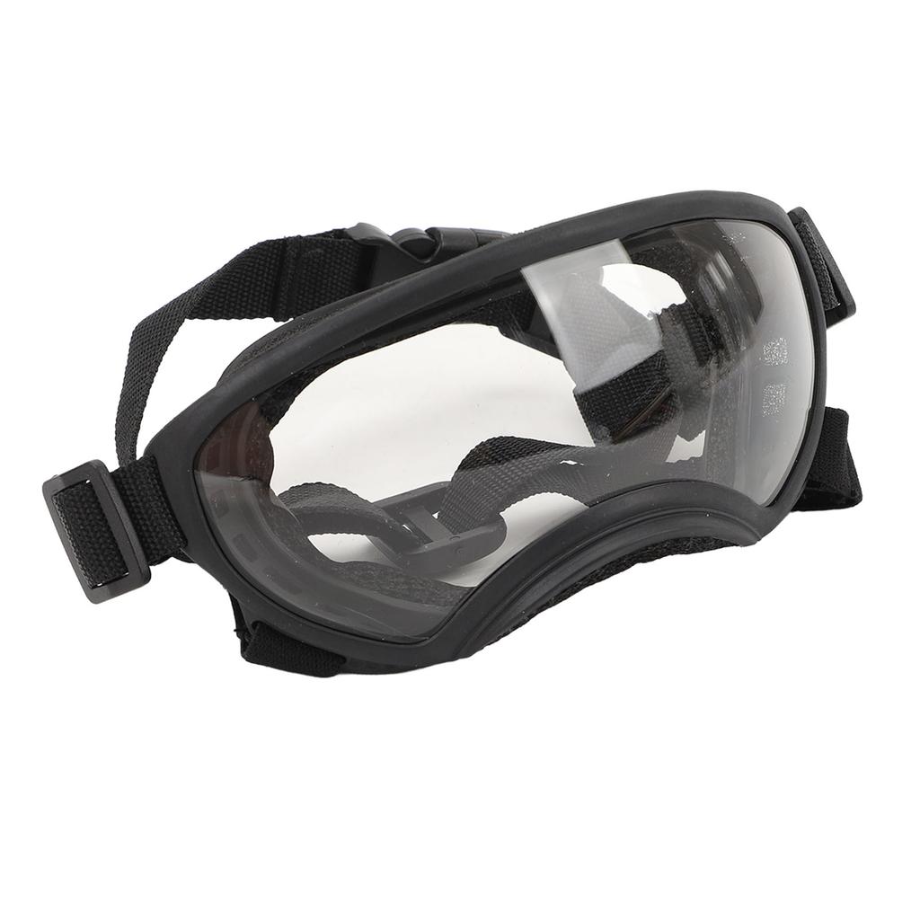 Dog Sunglasses Windproof TPU Elastic Frame Anti UV Dog Protective Glasses for Pets Transparent Lens