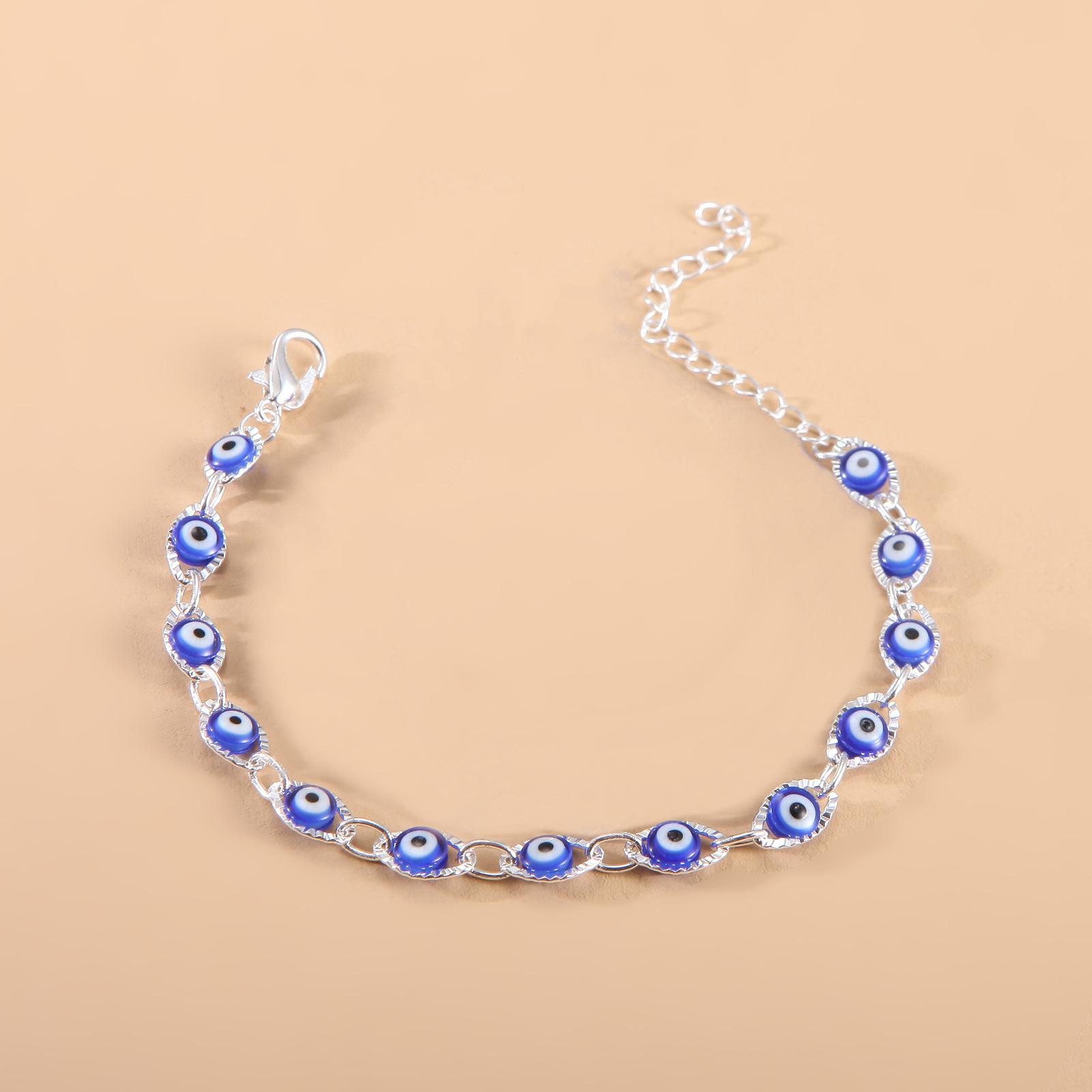 

Новий браслет «Око диявола» з Європи та Америки, браслет «Око диявола», модний парний браслет 19CM