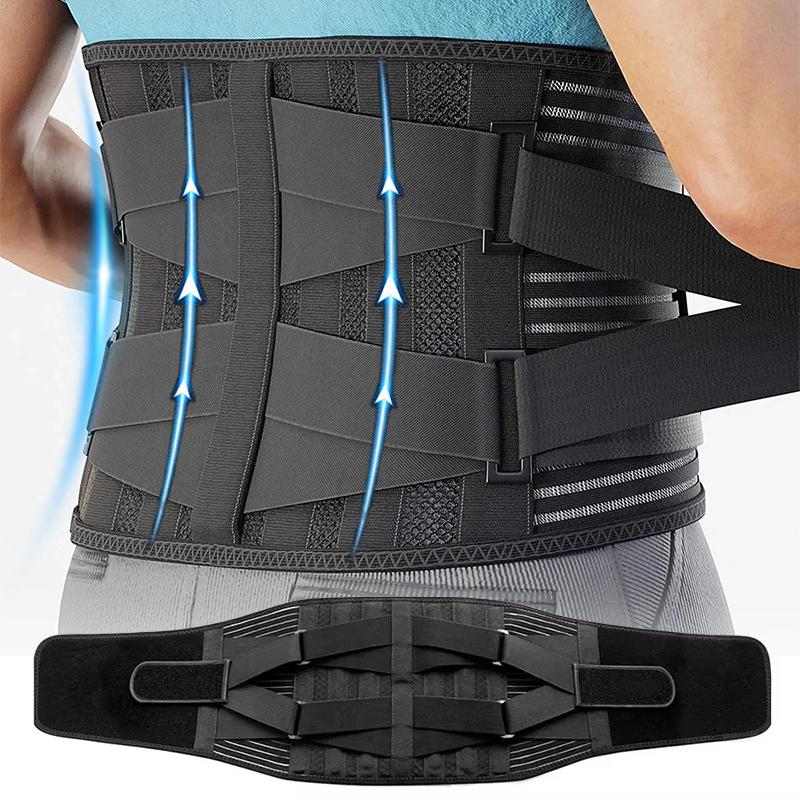 Back Brace for Lower Back Pain,Lumbar Support for Heavy Lifting Men Women,Breathable Waist Support Relief Sciatica,Herniated Dis
