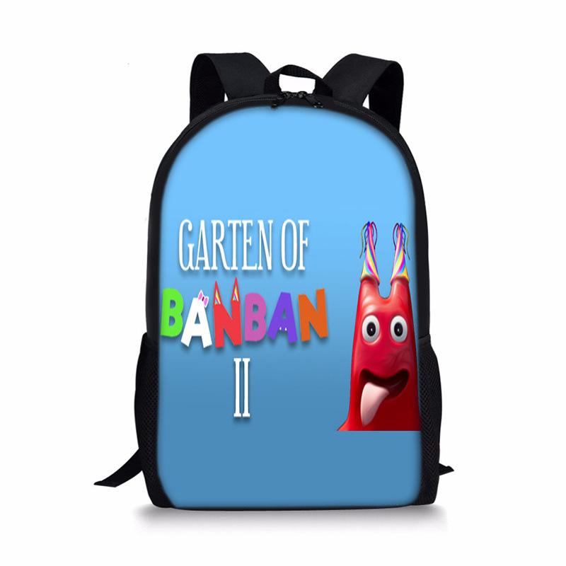 Classic Peculiar Cool Banban Garden Notebook Backpacks Pupil School Bags 3D Print Oxford Waterproof Boys/Girls Laptop Backpacks