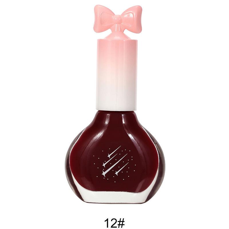 Nail Polish No Bake Oily Fast Drying Non-tearable Nude Color Long Lasting Waterproof Nail Polish