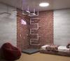 Ceiling Ladder Zigzag Slim Eu - White