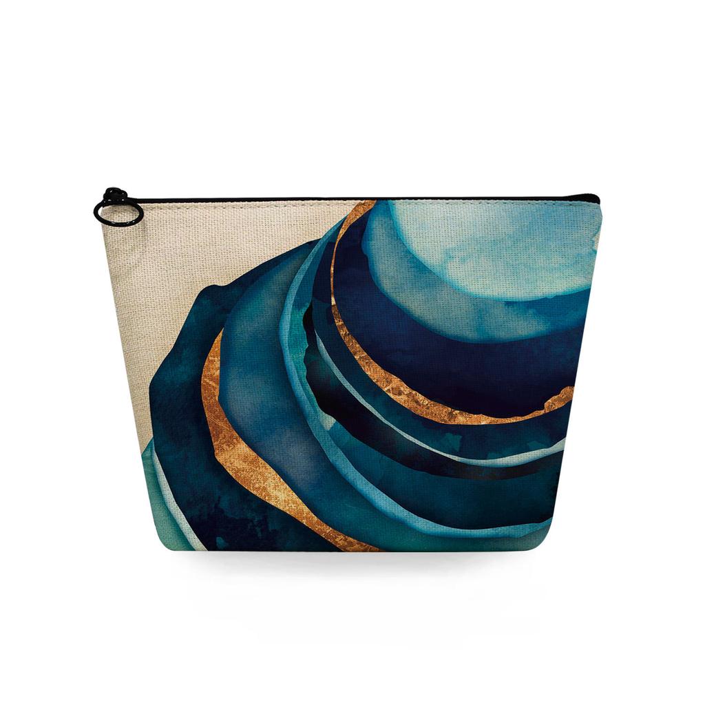 Women Landscape painting Print Cosmetic Bag Toiletries Organize Travel Storage Case 6753