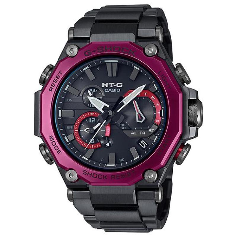 Casio Men s Stainless Steel 200M Water Resistant Quartz Watch MTG-B2000BD-1A4 чёрный