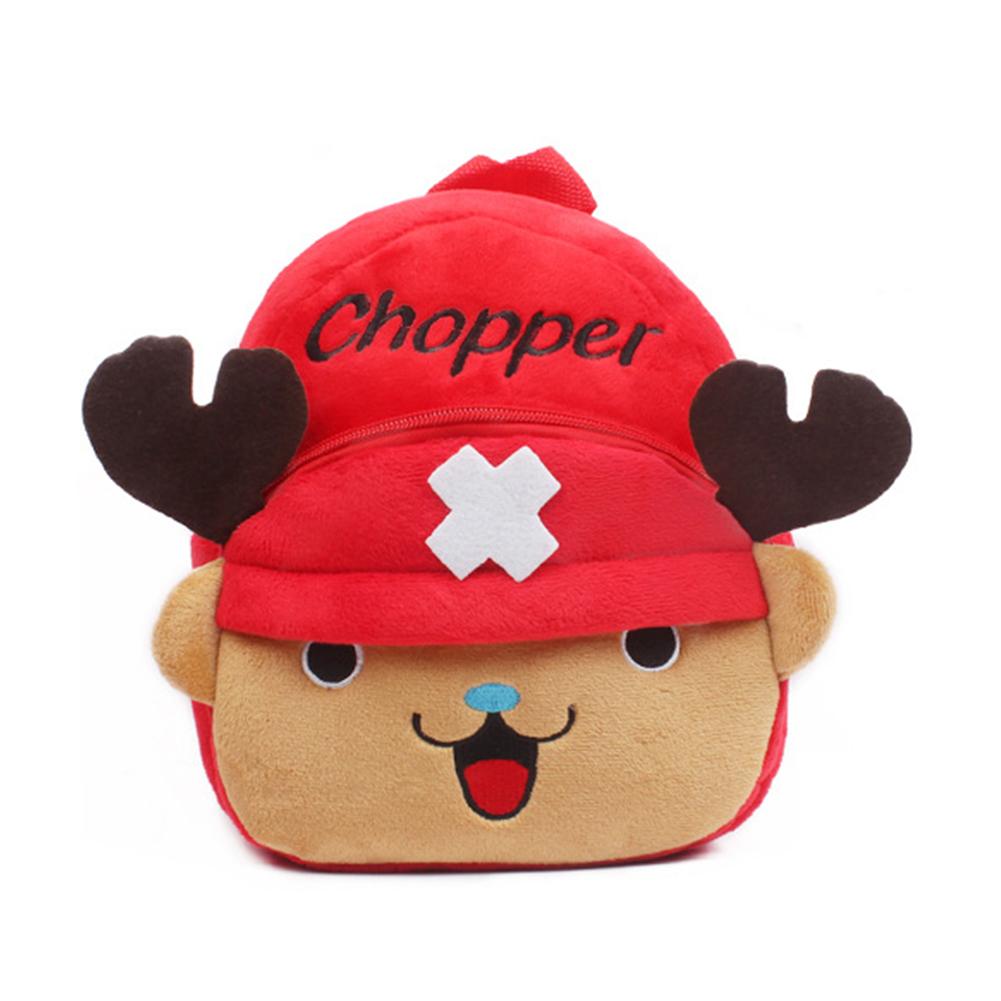 Kids Unisex Cute Cartoon Shape Soft Plush Backpack Large Capacity Travel Bag School Bag