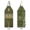 Wear-resistant Oxford Apron for Gardening Work Multiple Pockets for Small Tools Pruning Branches Picking Dirt-resistant