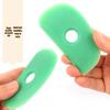 4-Piece Multifunctional Silicone Pottery Scraper Set for Trimming, Shaping, and Surface Flattening.