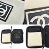 Used CHANEL Shoulder Bag Sports line A22059 COCO Mark Jacquard nylon Ivory black 8th
