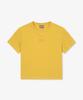 SUPRA Women'S Circle Crown Washed Crop T-Shirt (Yellow)
