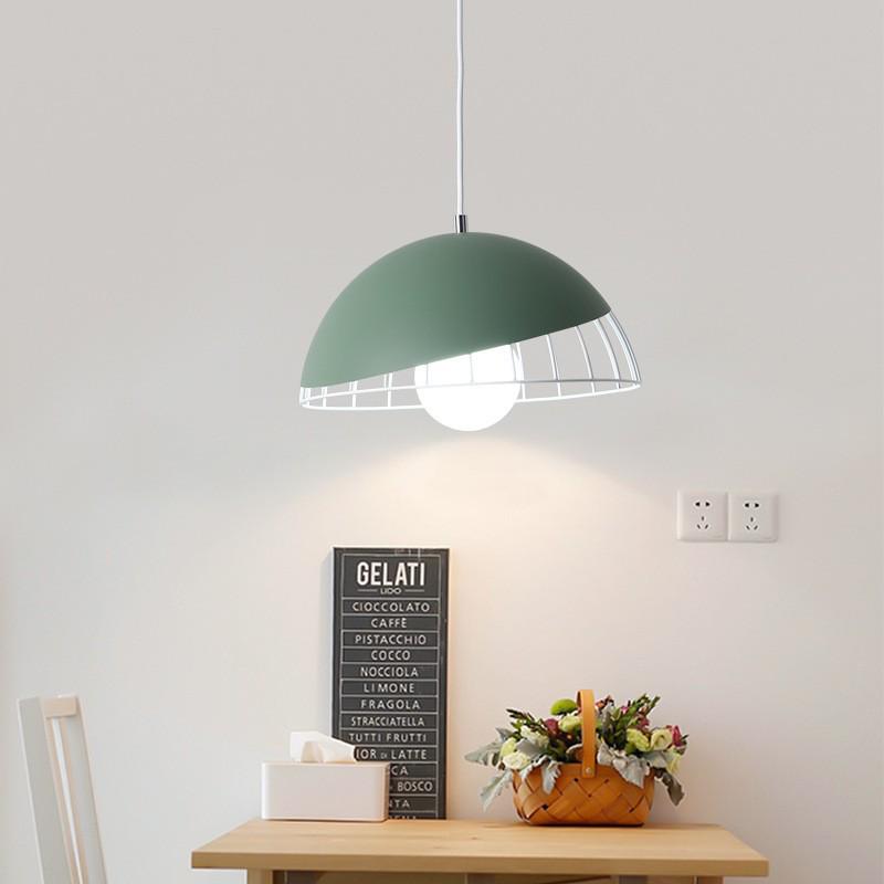 Luminária pendente LED criativa nórdica - Lustre de alumínio estilo europeu para bares e restaurantes