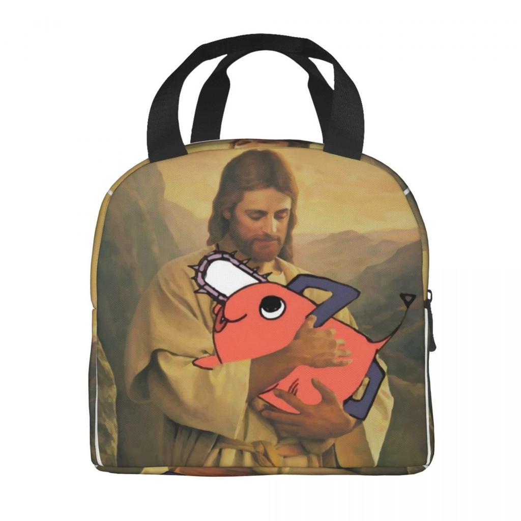 Kawaii Pochitas Thermal Insulated Lunch Bags for Work Portable Food Bag Cooler Thermal Lunch Box