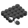 20/200pcs Round Magnet Sticky Magnetic Tape Black Magnets DIY Crafts Household Fridge Decor Small Back Self Adhesive Stickers