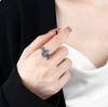 Vintage Eagle Animal Open Ring Unisex Adjustable Hip Hop Street Personality Finger Ring For Men And Women