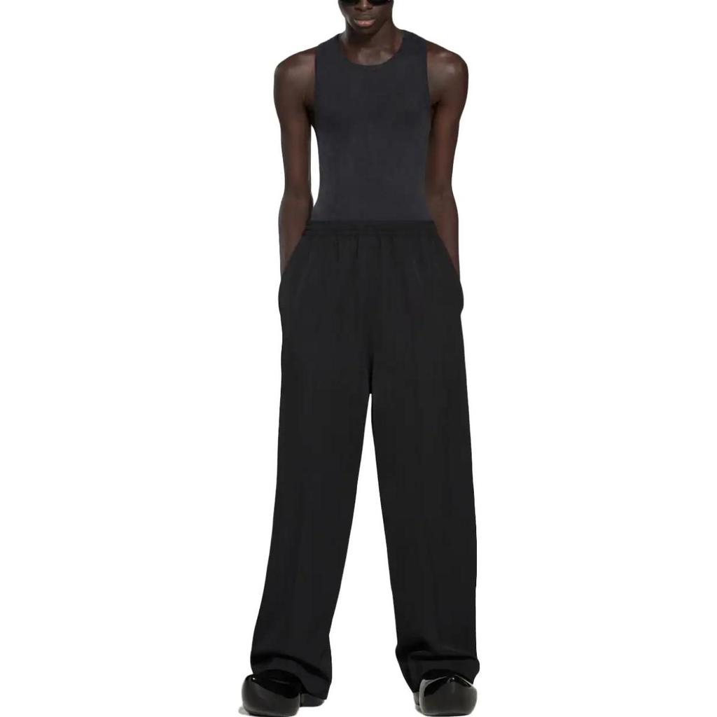 Balenciaga Elastic Waist Straight Leg Trousers 743903TNT391000