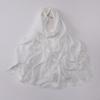 Versatile Solid Color Bamboo Yarn Headscarf With Rhinestones Malay Style Scarf