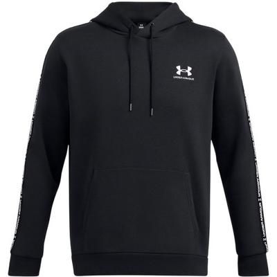 Mens Icon Cotton Blend Taped Sleeve Hoodie